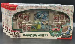 Lot of (5) Pokemon TCG S&V 151 Blooming Waters Premium Collection Box Sealed - Image 1