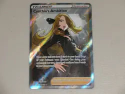 2022 Pokemon Brilliant Stars ULTRA RARE #169 Cynthia's Ambition HOLO UR FULL ART - Image 1