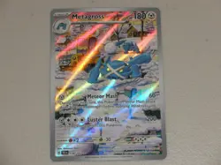 2024 Pokemon S&V Temporal Forces RARE Illustration #178 Metagross HOLO IR - Image 1