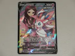 2022 Pokemon Brilliant Stars Trainers Gallery ULTRA RARE #TG14 Sylveon V TGUR - Image 1