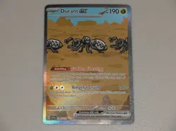 2024 Pokemon S&V Surging Sparks SUPER RARE Illustration #236 Durant EX HOLO SIR - Image 1