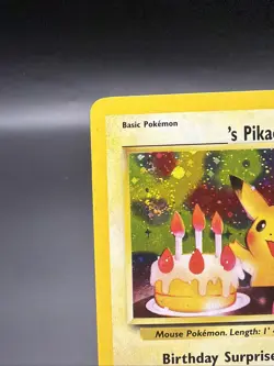 Birthday Pikachu - Holo - #24 WOTC Black Star Promo - Pokemon TCG - 2000 - Image 3