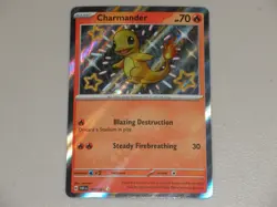 2024 Pokemon Scarlet & Violet Paldean Fates SHINY RARE #109 Charmander HOLO SH - Image 1
