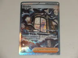 2023 Pokemon S&V Paldea Evolved SUPER RARE Illustration #268 Grusha HOLO SIR - Image 1