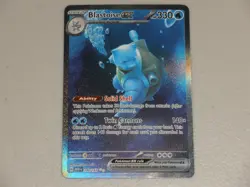 2023 Pokemon Scarlet & Violet 151 MEW RARE Illustration #200 Blastoise HOLO SIR - Image 1