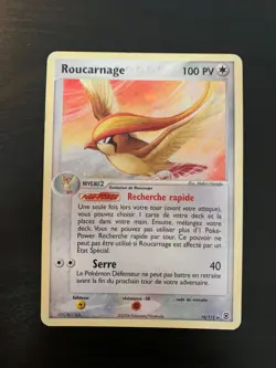 Carte Pokemon : Roucarnage 10/112 Ex Rouge Feu Vert Feuille Francaise - Image 1
