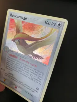 Carte Pokemon : Roucarnage 10/112 Ex Rouge Feu Vert Feuille Francaise - Image 3