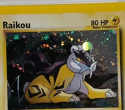 Pokemon PSA 9 Raikou 13/64 - Neo Revelation Holo 1st Edition - Image 2