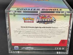 Pokemon SV8.5 Prismatic Evolutions Sealed Booster Bundle Display W/Acrylic Case - Image 3