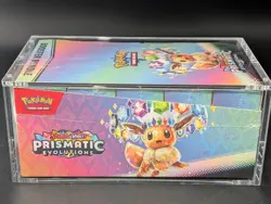 Pokemon SV8.5 Prismatic Evolutions Sealed Booster Bundle Display W/Acrylic Case - Image 4