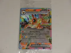 Pokemon Prismatic Evolutions #014 Flareon EX Surprise Box Stamped Promo Sealed - Image 1