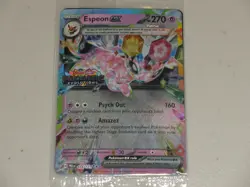 Pokemon Prismatic Evolutions #034 Espeon EX Surprise Box Stamped Promo Sealed - Image 1