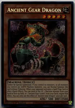 Ancient Gear Dragon Secret Rare Battles of Legend: Terminal Revenge BLTR-EN048 L - Image 1
