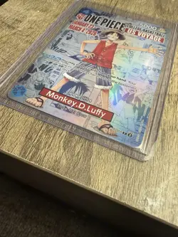 One Piece Monkey D. Luffy US Voyage College Basketball Promo Card Rutgers SEALED - Image 2