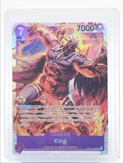 KING 2022 ONE PIECE ROMANCE DAWN SUPER RARE #OP01-096 Q5600 - Image 1