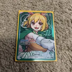 Carrot Leader OP06-021 Alt Art Leader - ENG One Piece Wings Of The Captain - NM - Image 1