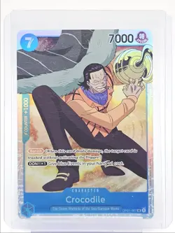 CROCODILE 2022 ONE PIECE ROMANCE DAWN SUPER RARE C #OP01-067 Q5600 - Image 1