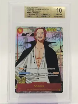 SHANKS 2024 ONE PIECE MANGA ALT ART SECRET RARE #OP01-120 BGS 10 Q6704 - Image 1