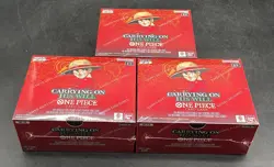 Lot of (3) One Piece English OP13 Carrying On His Will Booster Boxes Sealed - Image 1