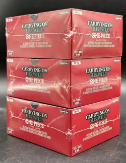 Lot of (3) One Piece English OP13 Carrying On His Will Booster Boxes Sealed - Image 4