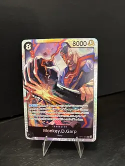 One Piece CCG Monkey.D.Garp Fist Of Divine Speed Super Rare OP11-095 - Image 1