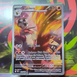 Blaziken 192/182 Illustration Rare Destined Rivals Pokemon TCG Cards - Image 1