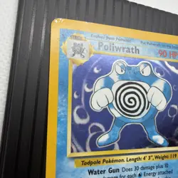 Poliwrath Base Set Holo Pokemon Card 13/102 - Damaged card. - Image 3
