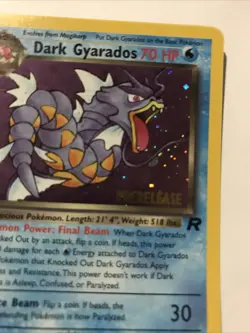 Dark Gyarados 8/82 Holo Team Rocket Prerelease Promo Pokemon Card - NM - Image 3
