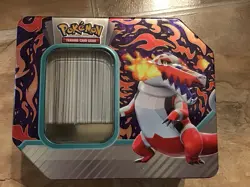 500 Assorted New Pokemon Cards In Game Tin - Image 2