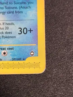 Pokemon Card - Suicune Aquapolis 37/147 Non Holo Rare - Image 5