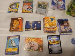 Pokemon, Gameboy Case, & Cards: Digimon, Dragon Ball Z, Lot, Plus Pokemon Tin, - Image 2