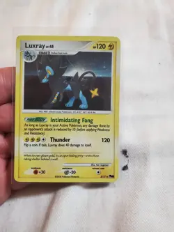LP HOLO Luxray 3/17 POP Series 8 Holo Rare Pokemon Card - Image 1