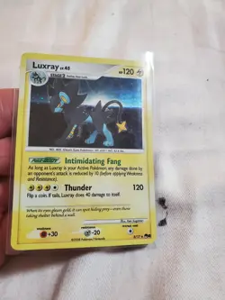 LP HOLO Luxray 3/17 POP Series 8 Holo Rare Pokemon Card - Image 2