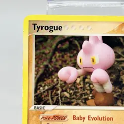 Tyrogue 33/115 EX Unseen Forces Non Holo Pokemon Card 2005 Vintage Small Crease - Image 2