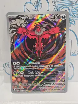 Pokemon TCG Yveltal Paradox Rift Holo Card 205/182 Near Mint Condition - Image 1