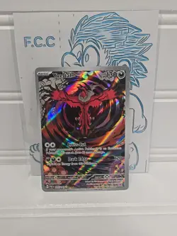 Pokemon TCG Yveltal Paradox Rift Holo Card 205/182 Near Mint Condition - Image 2