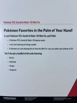 Pokemon Cards Sam's Club 151 3 Mini Tins 4 Promos - SV: Scarlet & Violet 151 - Image 2