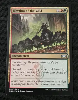 MTG Rhythm of the Wild Ravnica Allegiance Regular Card LP - Image 1