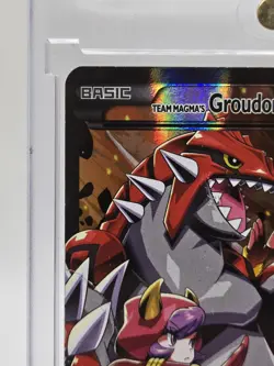 Pokemon Team Magma's Groudon EX 15/34 Double Crisis Ultra Rare Holo Card DMG - Image 3