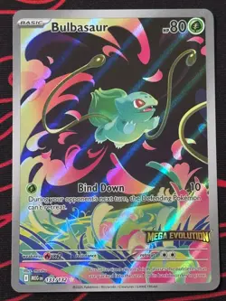 Bulbasaur - (Mega Evolution Stamped) 133/132 Miscellaneous Cards & Products Holo - Image 1