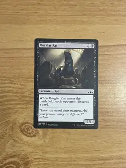 MTG 0170 BURGLAR RAT Creature Foundations card⚔NM/MT - Image 1