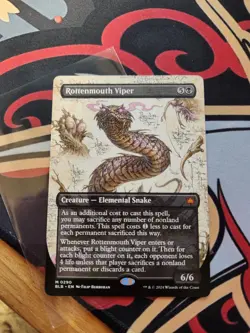 Rottenmouth Viper (Borderless) Bloomburrow Regular - Image 1