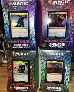 MTG Adventures in the Forgotten Realms Set of 4 Commander Decks-MTG -WoTc - Image 1