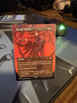 Deadly Rollick (Borderless) Commander Masters Regular - Image 1
