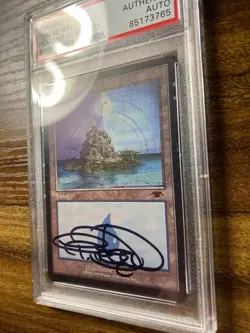 MTG✨Artist Signed GURU ISLAND✨Guru Lands Promo PSA Certified RARE T. Nielsen Art - Image 4