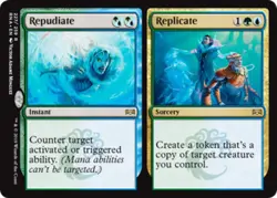 4x MTG Repudiate // Replicate, NM-Mint, English Ravnica Allegiance - Image 1