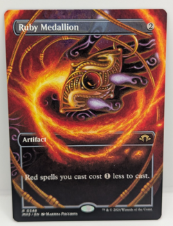 Ruby Medallion (Borderless) Modern Horizons 3 Regular NM MTG - Image 1