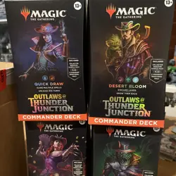 Magic: The Gathering TCG: Outlaws of Thunder Junction Commander Deck set of 4 - Image 3