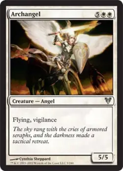 Archangel -Foil Light Play MTG Avacyn Restored - Image 1
