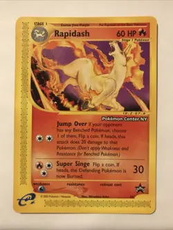 Pokemon Card - Rapidash WoTC Black Star Promo 51 Promo - Image 1